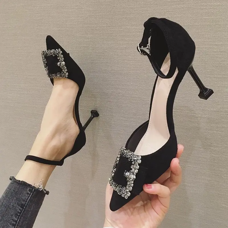 Туфли лодочки женские на шпильке с острым носком высоком каблуке|Женские туфли| |