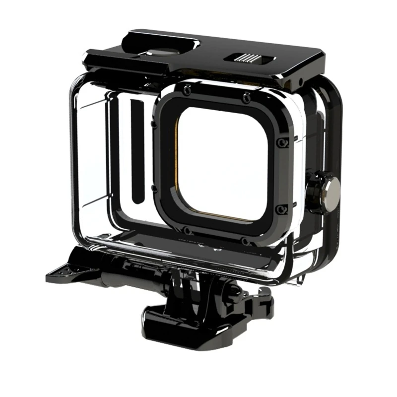 

50M Waterproof Case Underwater Tempered Glass Lens Diving Housing Cover for GoPro Hero 9 Black Camera Accessories