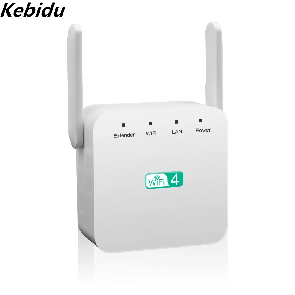 

kebidu 300Mbps Wireless WiFi Repeater WiFi Router WIFI Signal Boosters Network Amplifier Repeater Extender WIFI Ap Wps Router