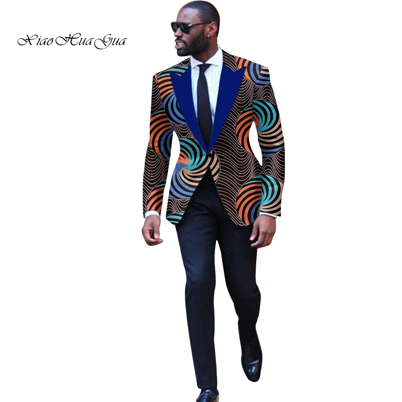 

Fashion Customized African Man's Blazers Men African Style Print Men Suit Jackets Festive Blazers Africa Men's Clothes