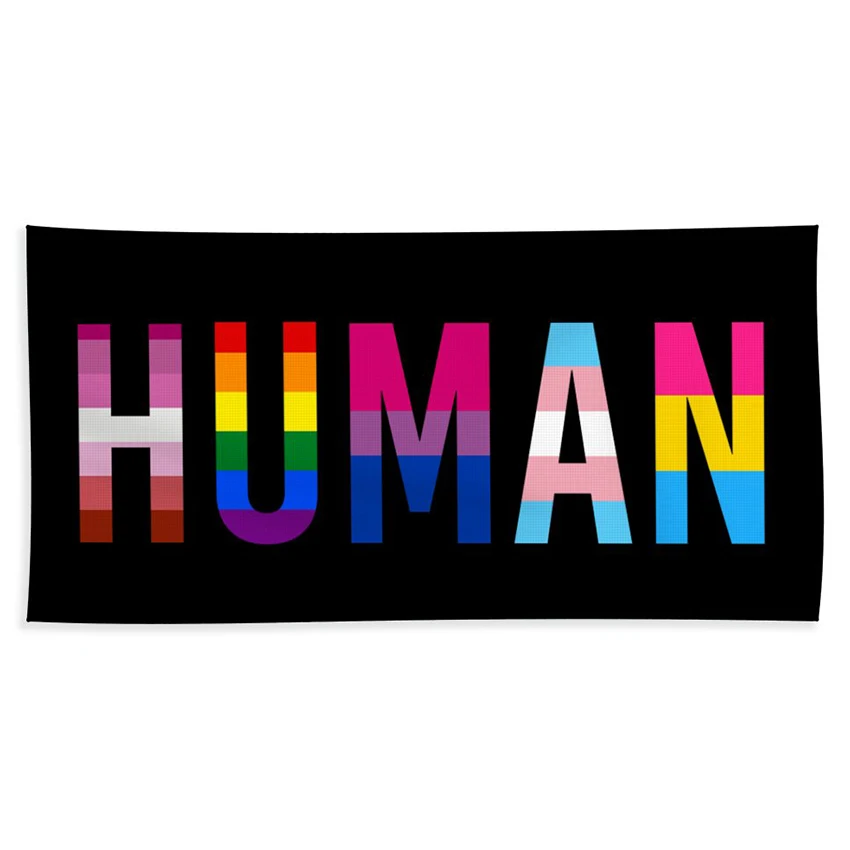 

Human Lgbt Pride Flag 90*150cm