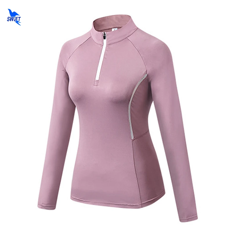 Autumn Yoga Tops Women Long Sleeve Running Shirt Sportswear Jackets with Thumb Hole Jogging Sport Gym Fitness Workout Sweatshirt