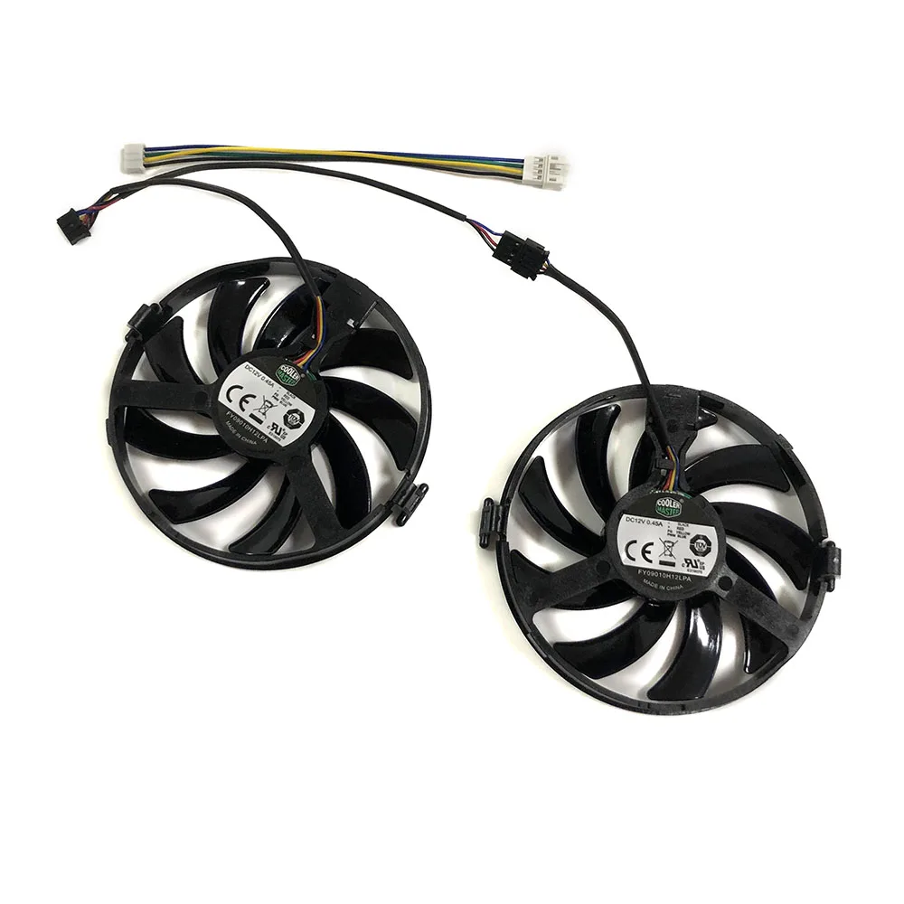 Кулер XFX RX 460 GPU VGA вентилятор охлаждения FY09010H12LPA для карты R9 380X R7 370 RX460 Grahics в