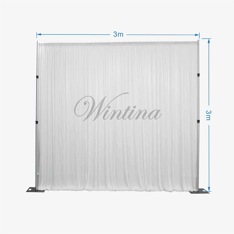 Wintina 3x3 м фон для вечерние из ледяного шелка подвесной Фотофон свадебное