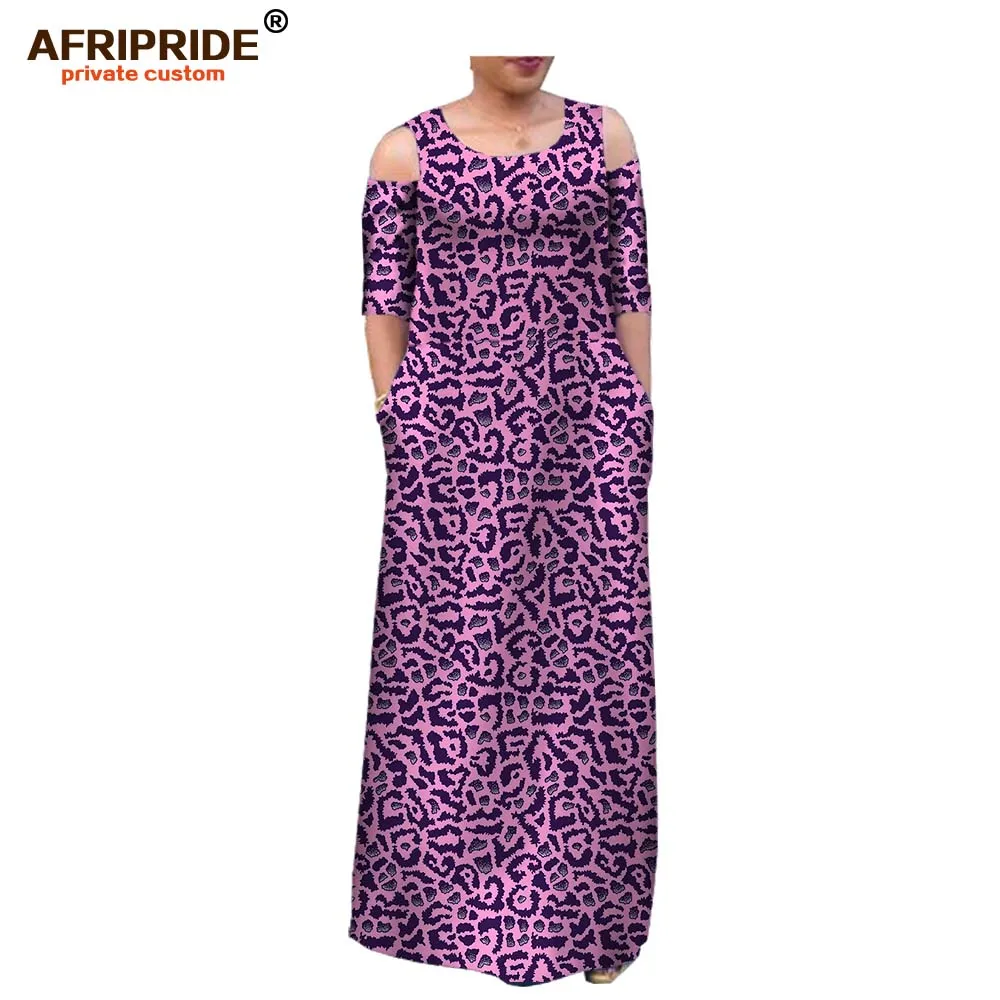 Женское прямое платье A7225103 Осеннее Повседневное в африканском стиле с коротким