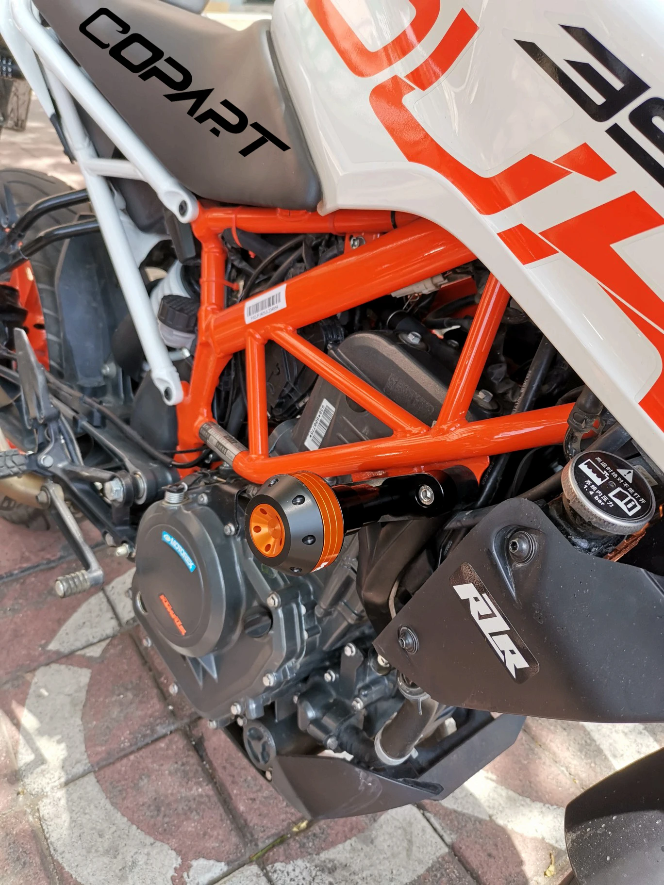 Для KTM DUKE 390 250 200 125 слайдер на мотоцикл рамка Ползунки двигателя защитный кожух крышки Защита от падения