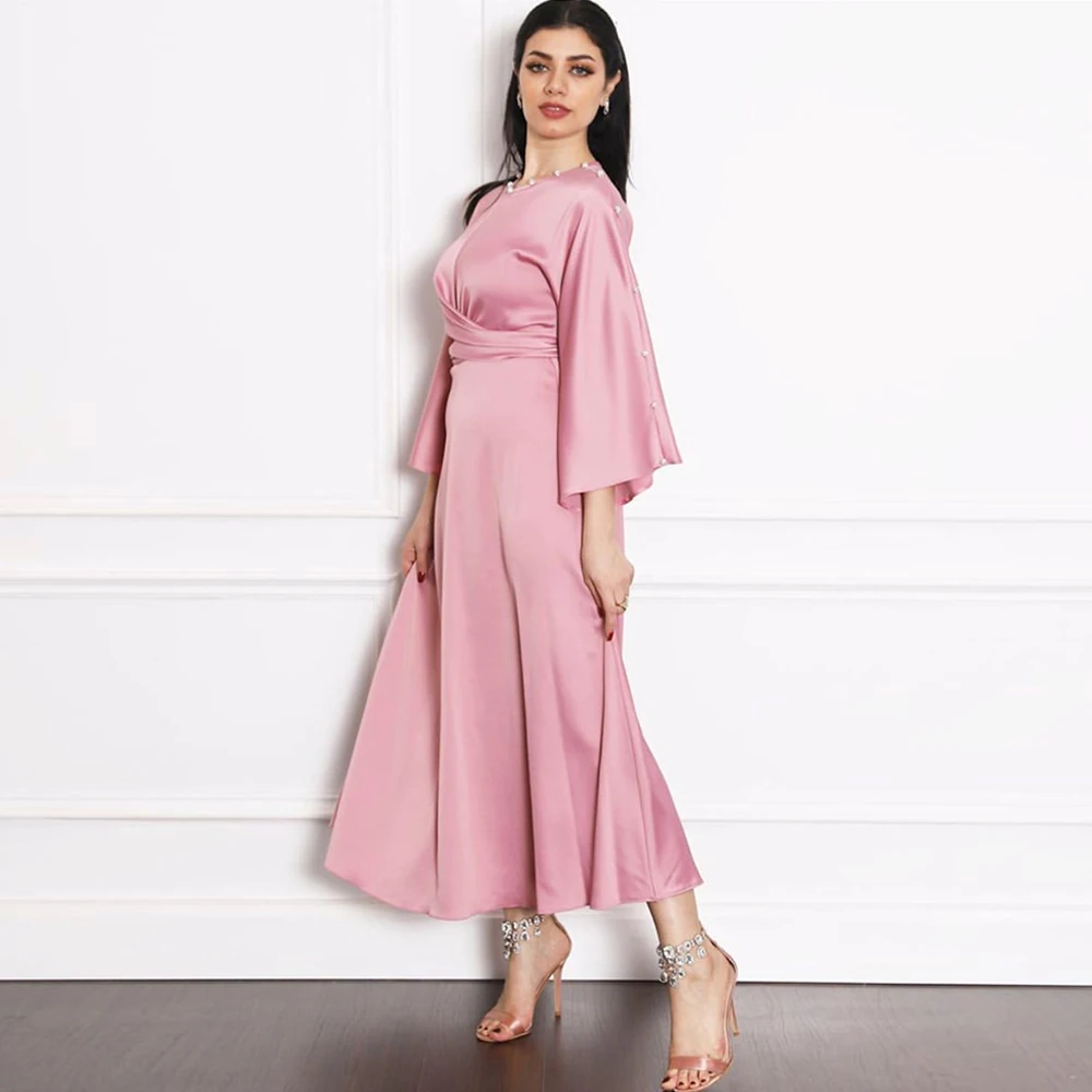 

Robe Femme Hiver 2021 Абая Дубай, Турция хиджаб мусульманский купальник атласное платье абайя Исламская одежда длинные платья для женщин Musulman De режи...