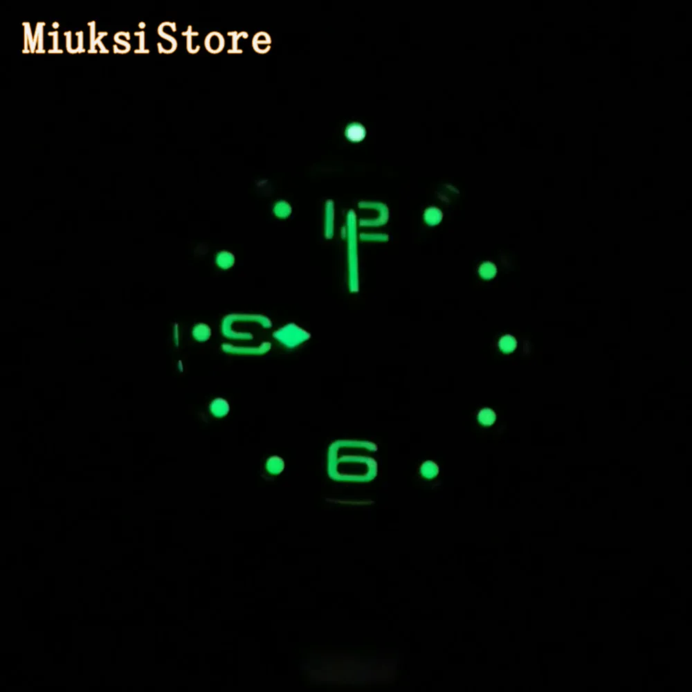 Часы мужские Bliger 40 мм с сапфировым стеклом черным циферблатом керамической