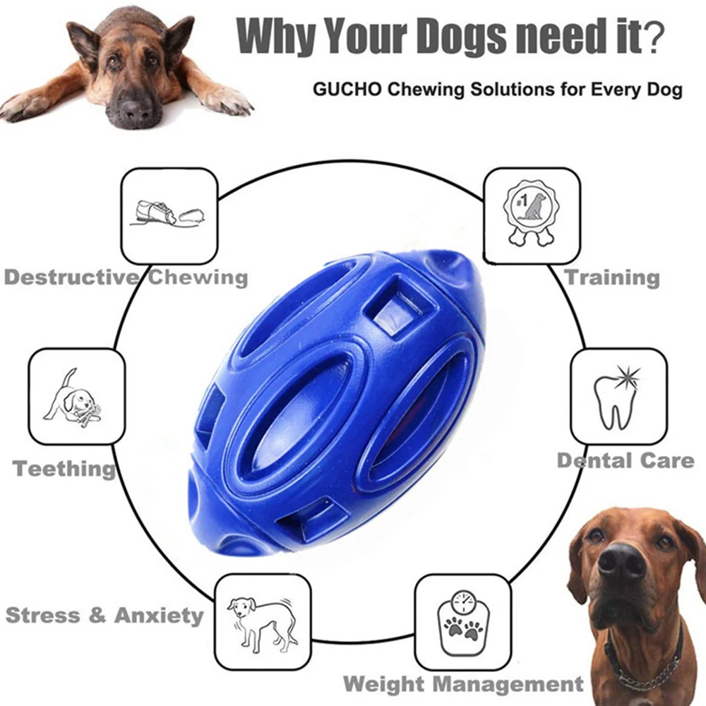 

Pet Supplies Squeaky Dog Toys for Aggressive Chewing Safe Strong Rubber Screams Small, Medium and Large Dogs Chewing Balls