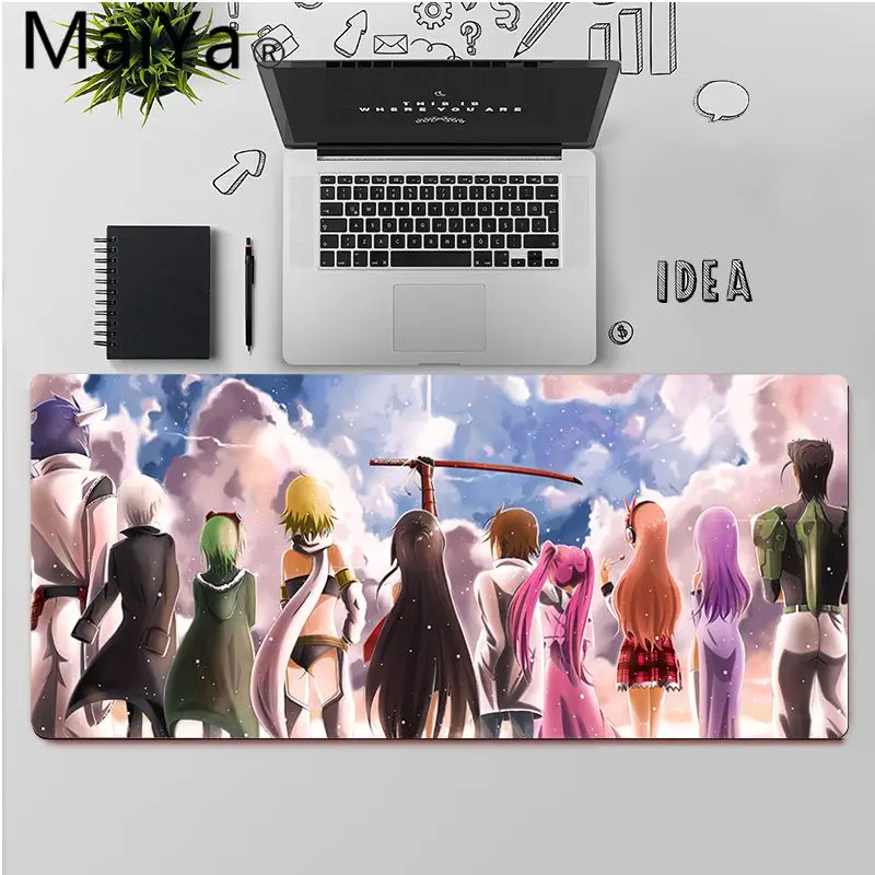 

Maiya Top Quality Akame ga KILL Natural Rubber Gaming mousepad Desk Mat Free Shipping Large Mouse Pad Keyboards Mat
