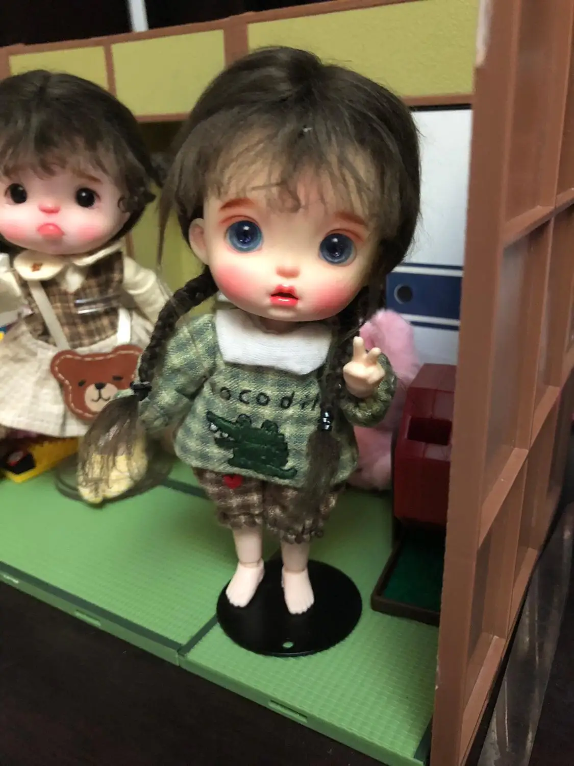 

doll wig for OB11 for 1/8 BJD Head circumference 5-6 inch