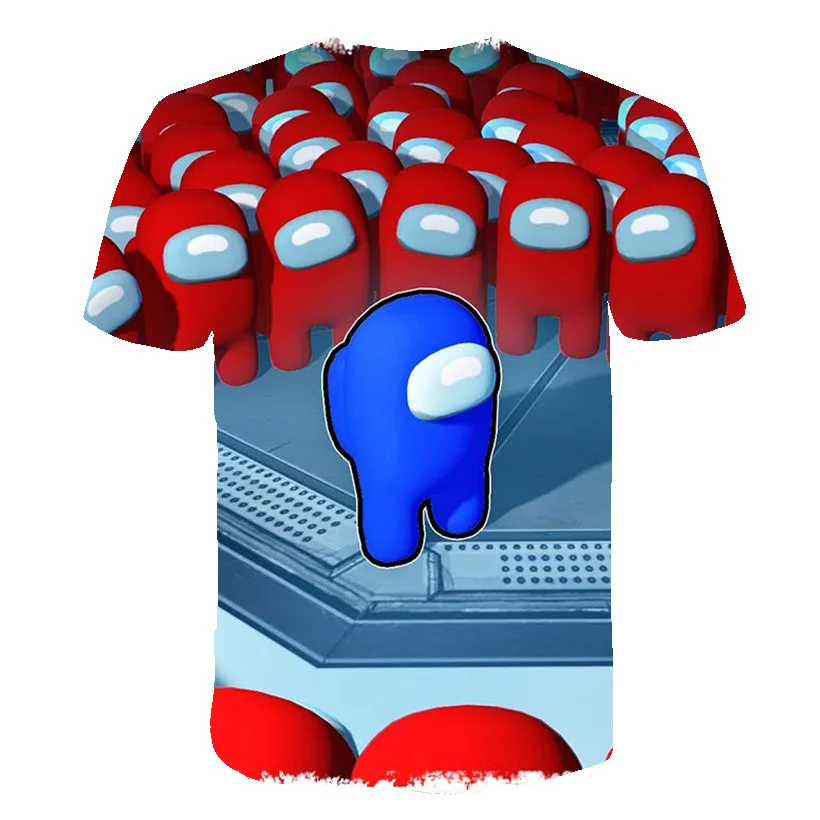 

Summer 3D Printed Game Impostor t shirt Kids Game Impostor T Shirt For Boys Funny Cartoon Anime Tshirt Streetwear Casual Tops