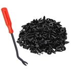 Зажимы Пластиковые для зажимы автомобильного крыла кузова автомобиля, зажим для двери автомобиля, аудио-и видеоприборной панели, инструмент для установки, 100 шт.