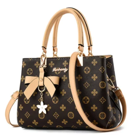 

2021 Spring Summer Luxury Brand New Leather Printing Fashion One-Shoulder Messenger Bag Personalized Popular Ladies Hand Bag