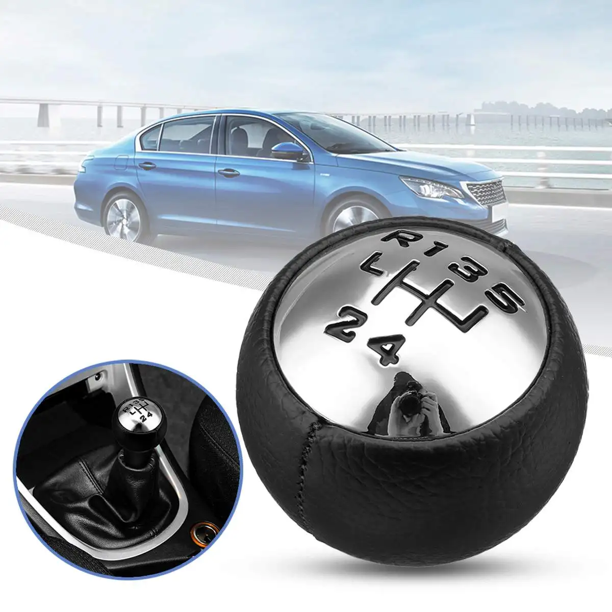 Ручка переключения передач 5 скоростей рычаг для Peugeot 307 308 3008 407 5008 807 Citroen C3 C4 Picasso C8