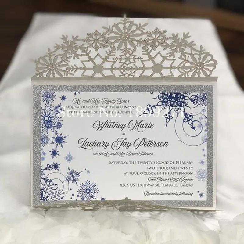 1 шт. лидер продаж серебристые блестящие современные свадебные открытки с
