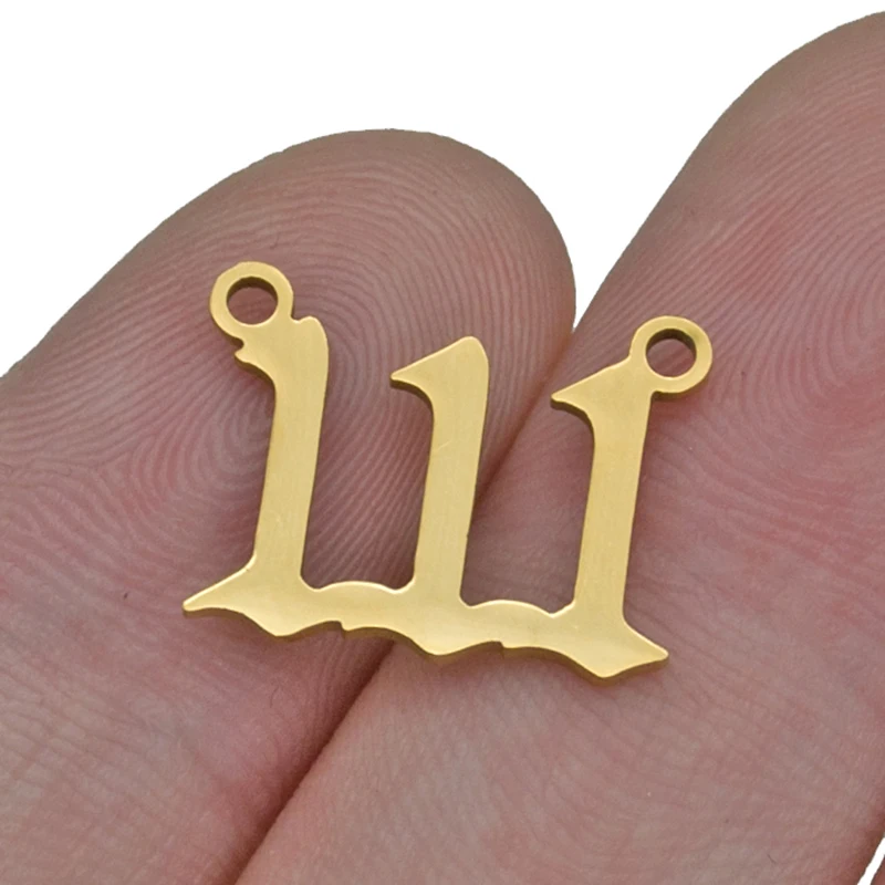 Браслет из нержавеющей стали с подвеской в виде цифры ангела | Украшения и