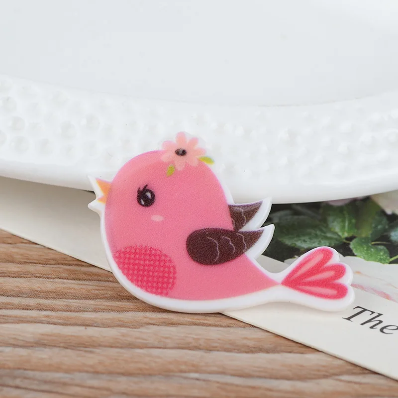 Плоский планарный каучук, 10 шт./лот, мультяшная смола для рукоделия, изготовления ювелирных изделий, день рождения, для девочек, «сделай сам», банты для волос, аксессуары