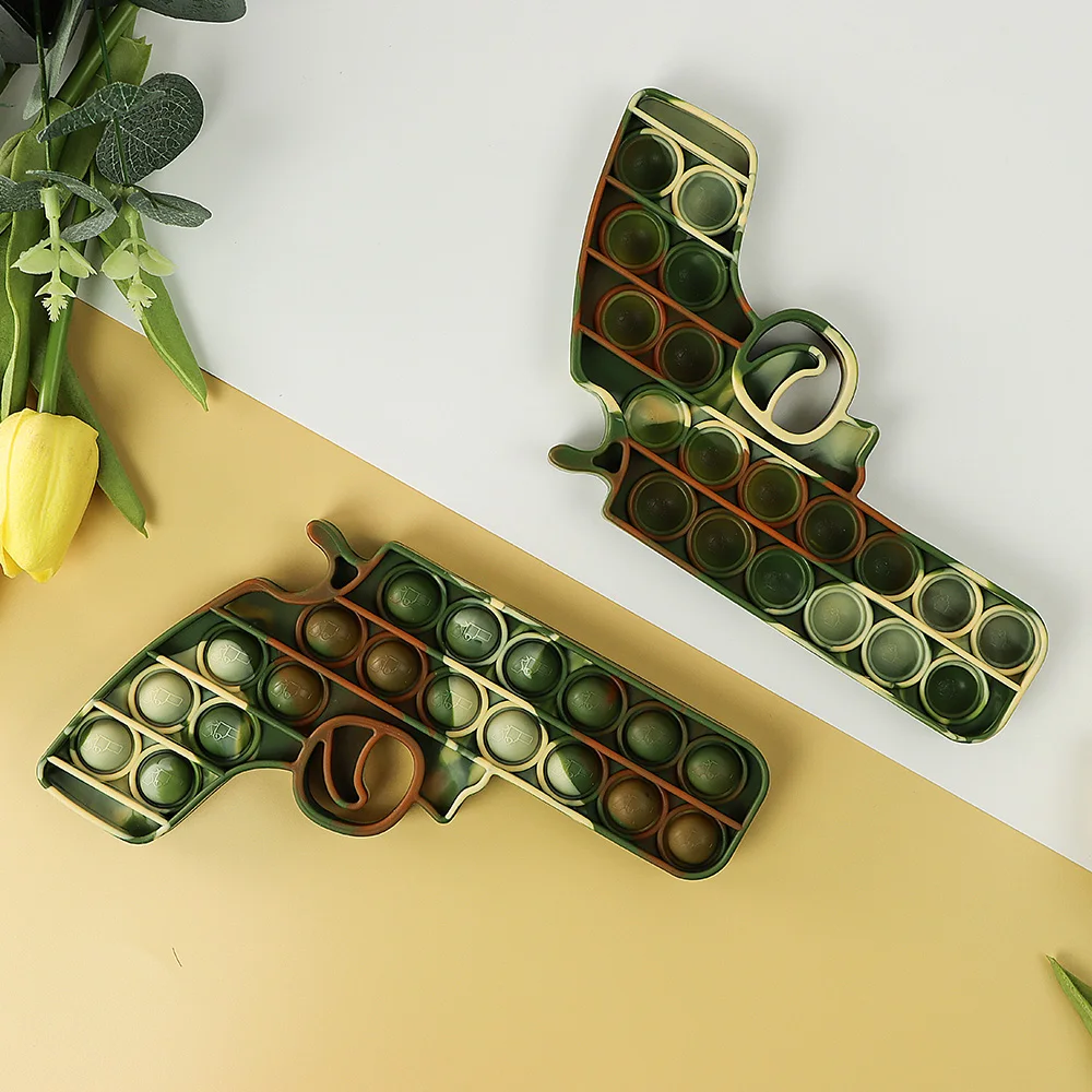 Радужная пузырьковая игрушка-антистресс с животными сенсорные игрушки для