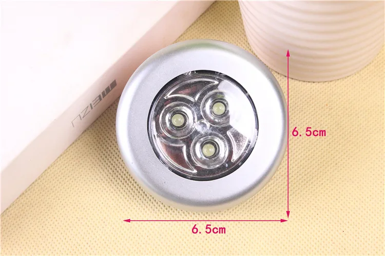 3 светодиодный настенный светильник кухонный шкаф коснитесь Сенсорная лампа