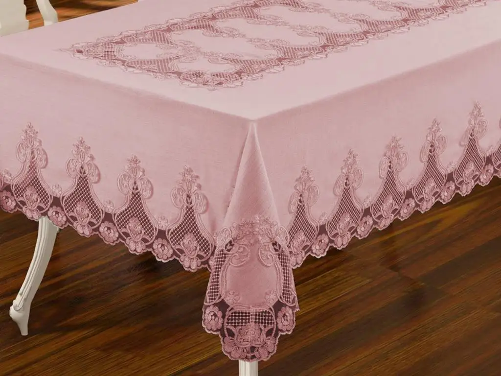 

Dubai Linen Table Cloth Powder 160x260 Cm