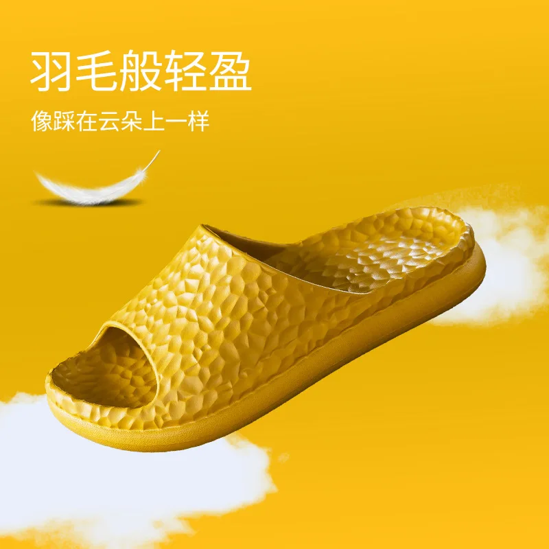 

Thick-soled Slippers Women's Non-slip Soft-soled Household Men's Bath Home Slippers Couples Men Slippers Shoes Men