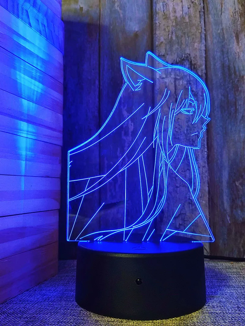 

Аниме Kamisama Kiss Hajimemashita Tomoe BlackVer 8 см манга ПВХ фигурка подарок для детской комнаты Декор 3D лампа светодиодный акриловый ночник