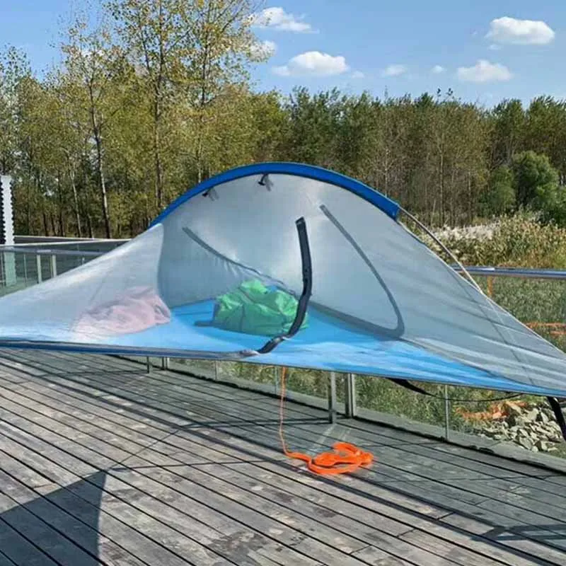 Ультралегкая палатка гамак для кемпинга на дереве отдыха открытом воздухе