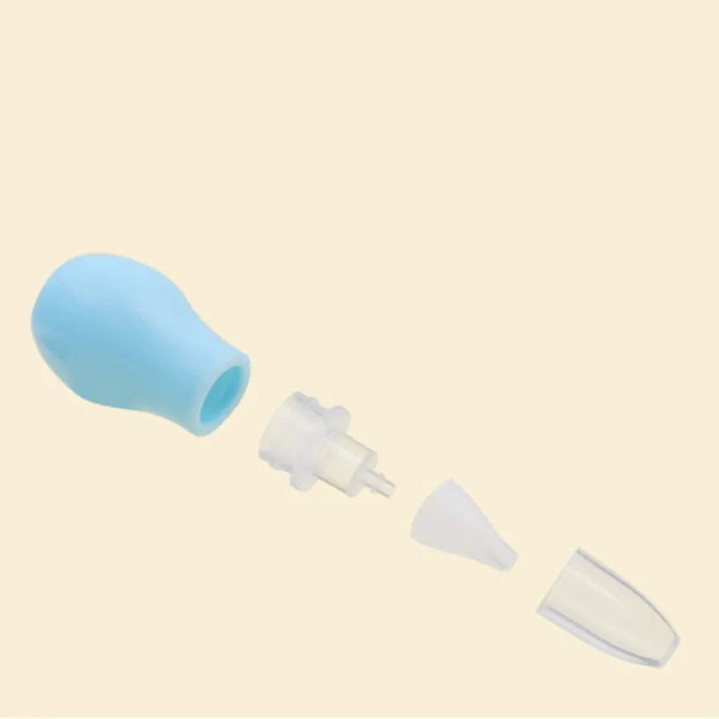 Силиконовый аспиратор для носа новорожденных очиститель малышей пылесос мягкий