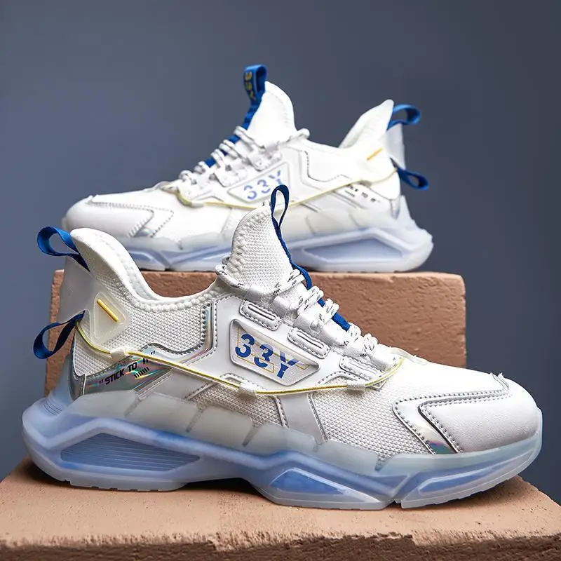 2021 Running Shoes Size 46 Male Casual White Shoes High Quality Walking Shoes Hard-wearing Light Weight Mens Sneakers Zapatillas