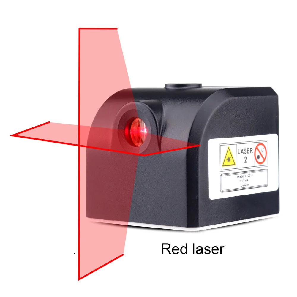 Red Laser Kaemasu Mini 2 поперечные Лазерные уровни USB перезаряжаемые вертикальные и горизонтальные лазеры с магнитной адсорбцией измерительные инструменты - Цвет: Red Laser