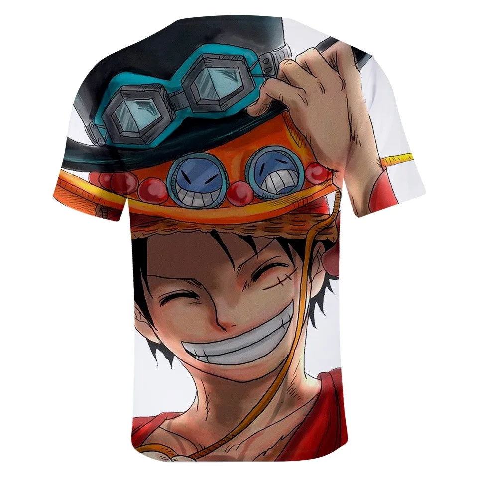 

One Piece Men T-Shirt Luffy Clothing Anime Shirt 3D Printed Harajuku Cosplay Top