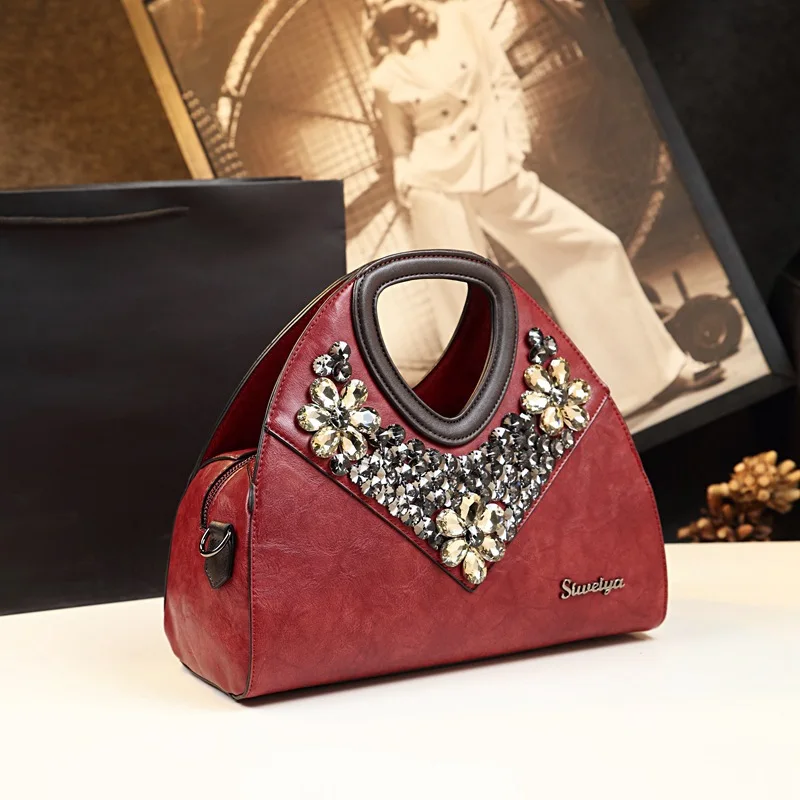 

2021 New Women's Patent Leather HandBag Lines High Quality Retro Popular Style Shell Girl's Bag Luxury Bags