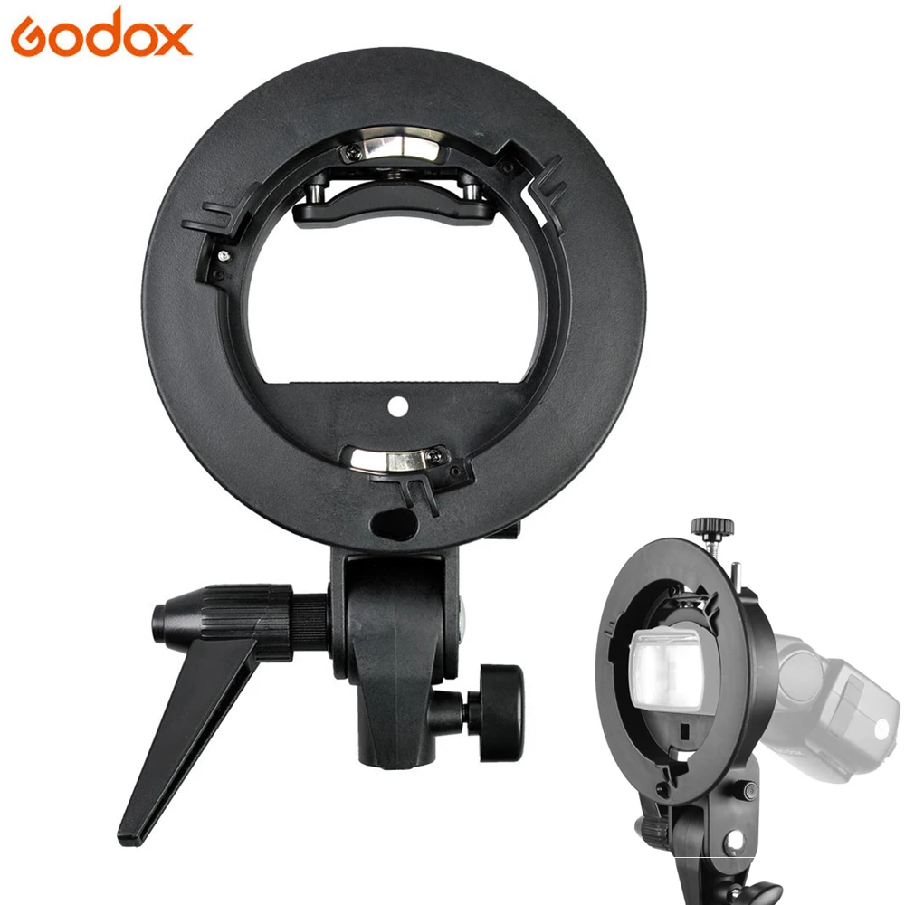 Godox s-образный Кронштейн для вспышки Bowens S держатель Универсальный тип Speedlite Snoot