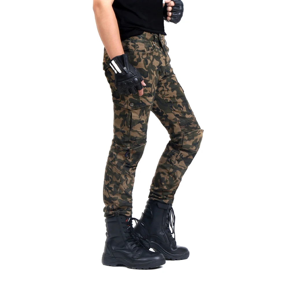 

Mens Motorcycle Jeans Pants Biker Armor With Protective Coating SKP-708