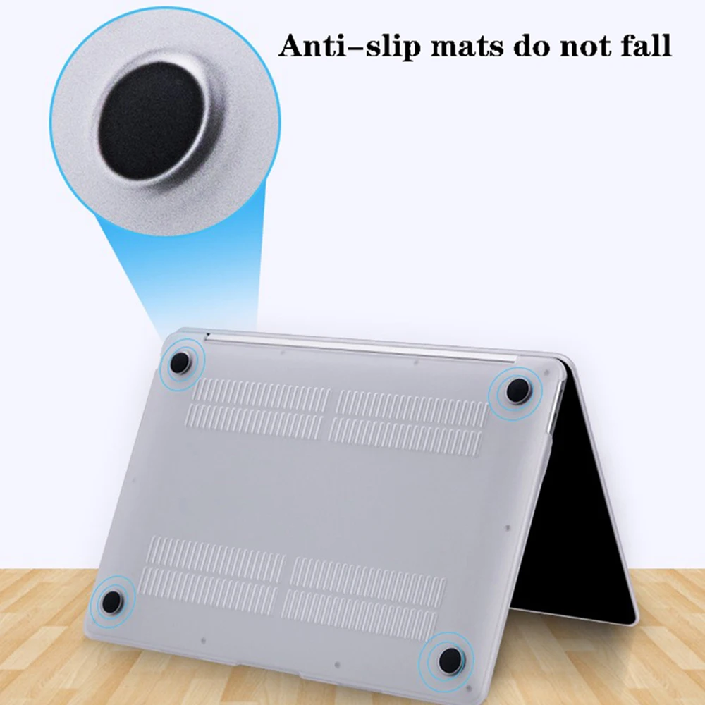 Кристальный Жесткий Чехол для ноутбука MacBook Pro 16 A2141 2019 Touch ID A1932 чехол Macbook Air 13 A1466