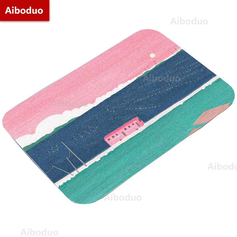 Aiboduo горячая Распродажа домашний декор нескользящий Симпатичный розовый синий