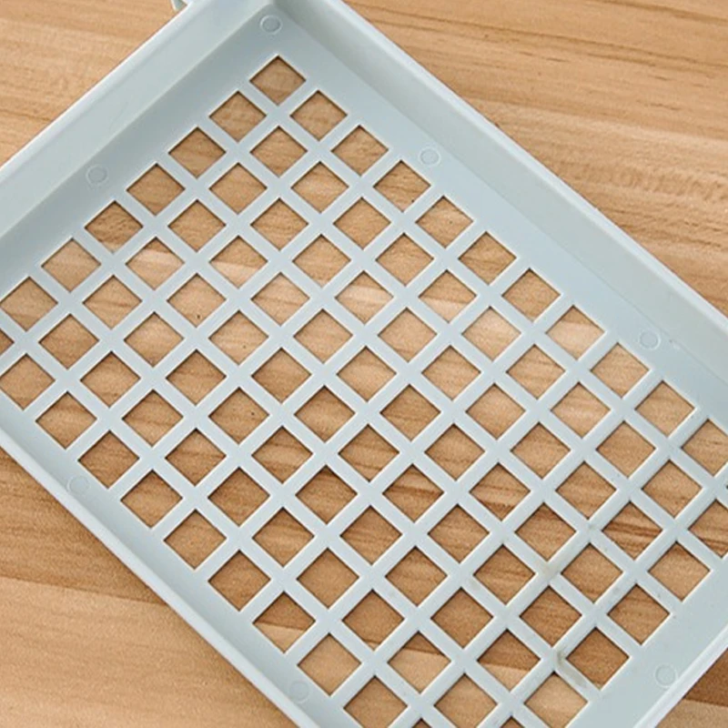 Полка пластиковая Двухуровневая полка органайзер для косметики аксессуаров