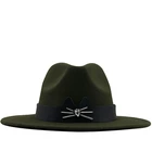 Шляпа Федора мужская с широкими полями, модная Классическая Федора в винтажном стиле, джазовая, летняя уличная одежда, 2020