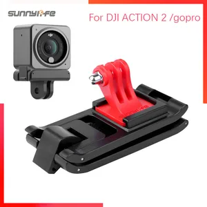 camera clip quick release backpack clip holster hanger quick strap waist belt buckle button for dji action 2 gopro accessories free global shipping