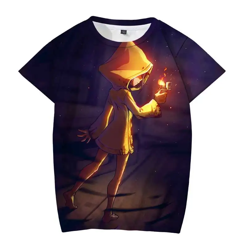 

Summer Kids 3D Printing Little Nightmares 2 T Shirts Children Cartoon Anime T-shirts Boys Girls Teens Toddler Tee Tops Camiseta