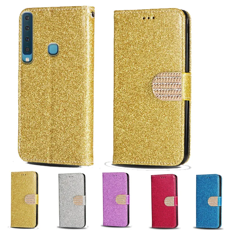 

Чехол-книжка для Samsung Galaxy A9 2018, A920F SM-A9200, кожа, с отделением для карт