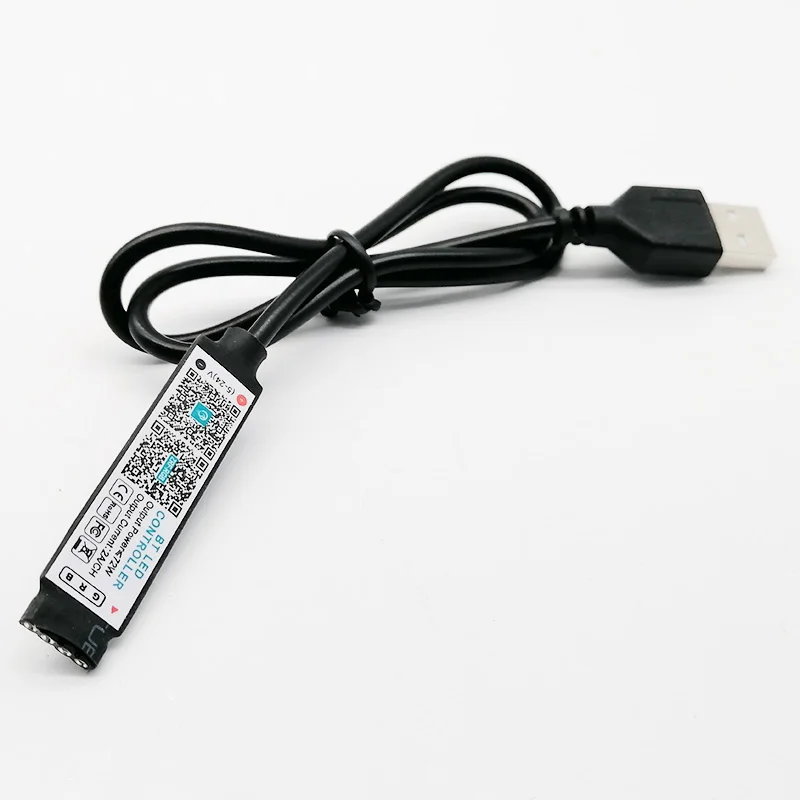 1 шт. Bluetooth-контроллер для светодиодной ленты 5050 3528 RGB DC5 USB 12-24 В DC |