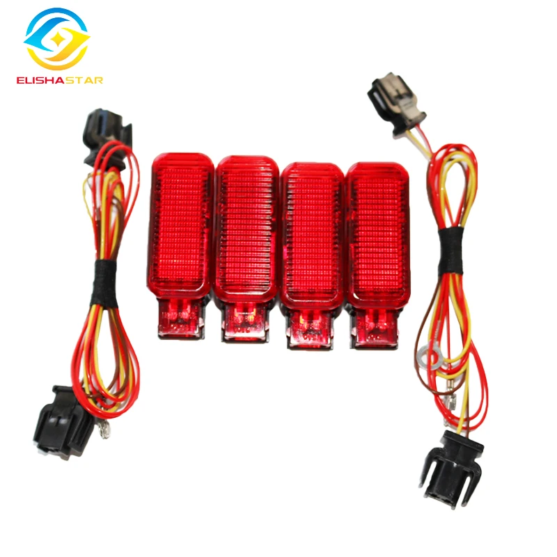 8KD 947 411 ELISHASTAR новое оборудование Red Door Предупреждение Световой кабель для a-udi A3 A4 A5 A6 A7 A8 Q3 Q5 TT 8KD947411