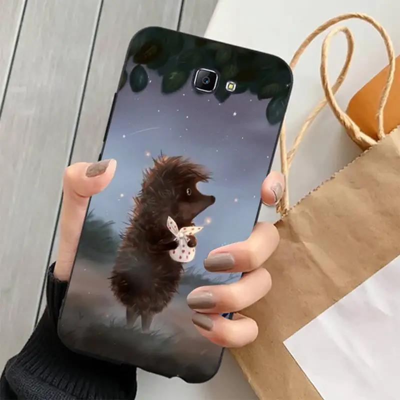 TOPLBPCS яркий Ежик в тумане чехол для телефона Samsung J 2 3 4 5 6 7 8 prime plus 2018 2017 2016 core - купить