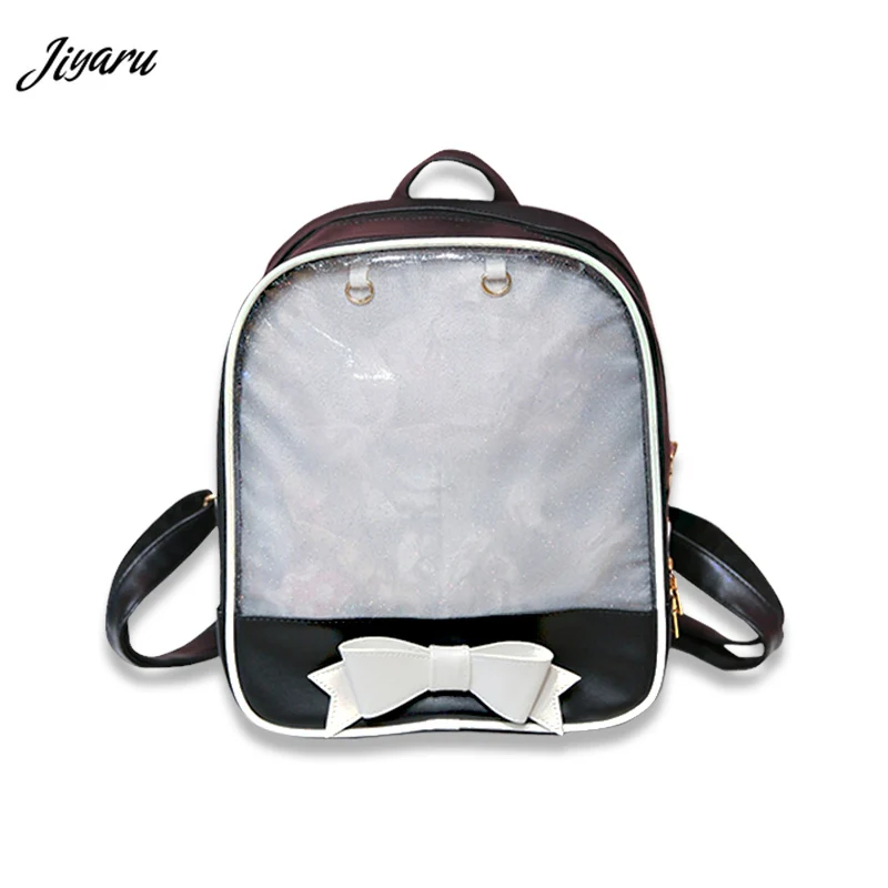 Распродажа прозрачный рюкзак сумки с бантом школьные для девочек подростков