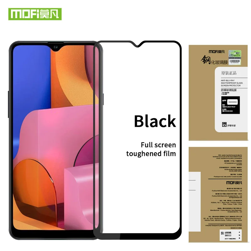 

For Samsung Galaxy A20 Glass Tempered Glass MOFi For Samsung Galaxy A20E Screen Protector Full For Samsung Galaxy A20S glass