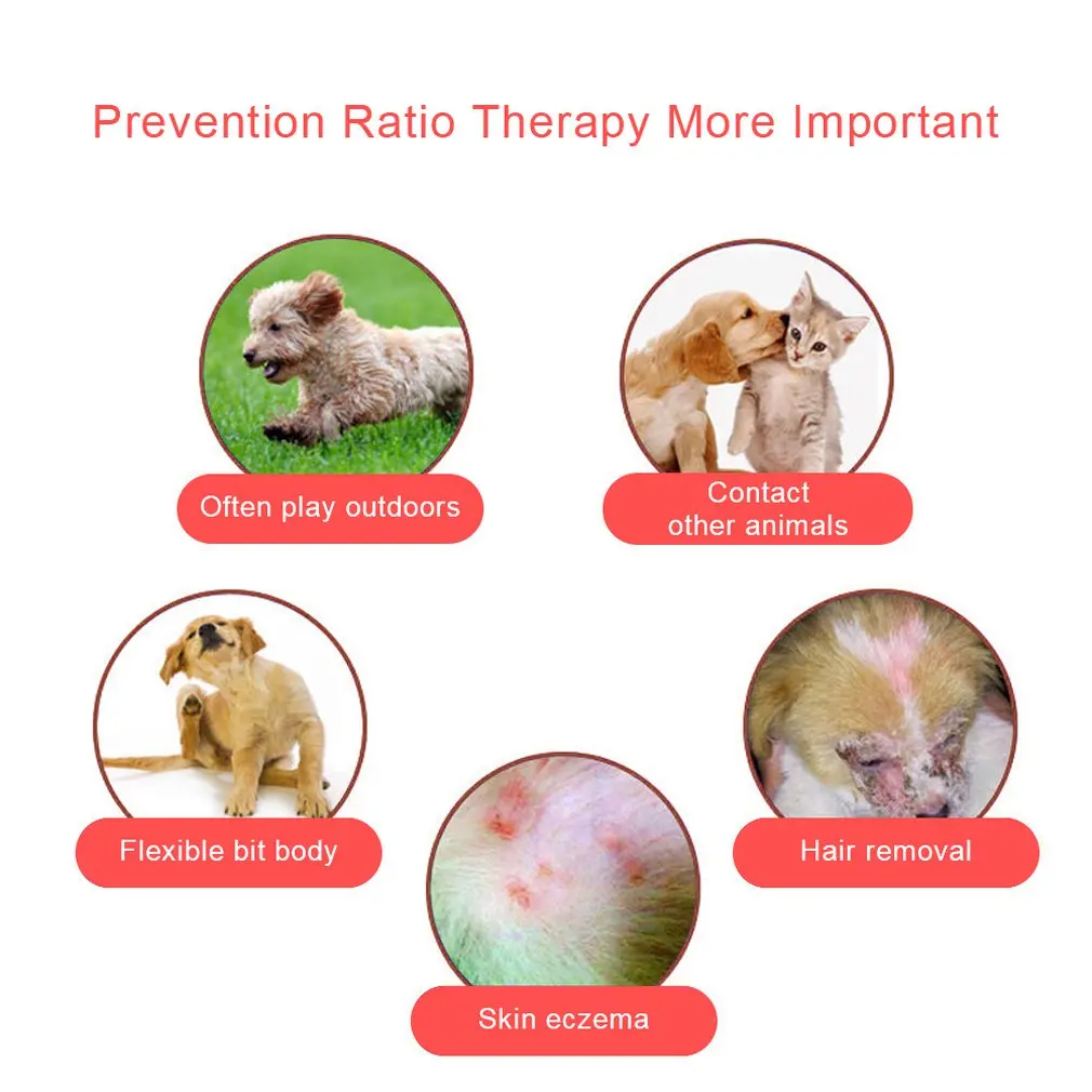 

Effective Elimination Anti Flea Tick Plastic Mosquitoes Collars Pet Cats Dog Adjustable Protection Neck Repel Remover Protection