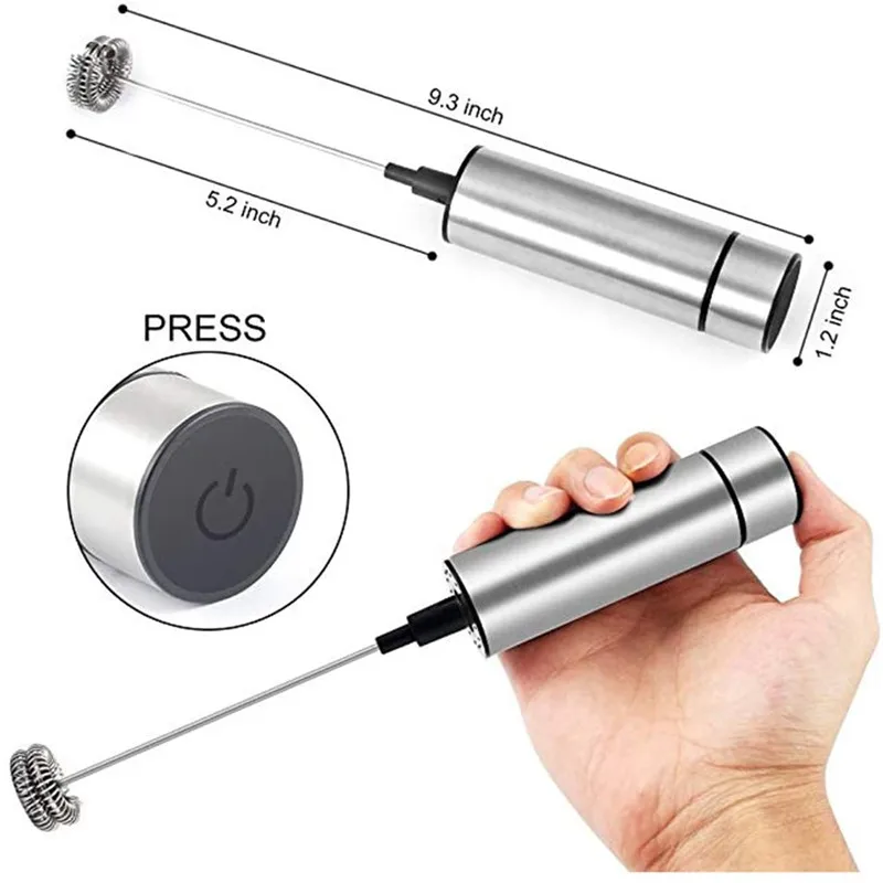 Электрический взбиватель для яиц пенообразователь из нержавеющей стали