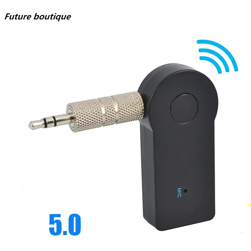 

Adaptador de transmisor receptor inalámbrico compatible con Bluetooth, Conector de 3,5mm para música de coche, Audio, Aux A2dp,